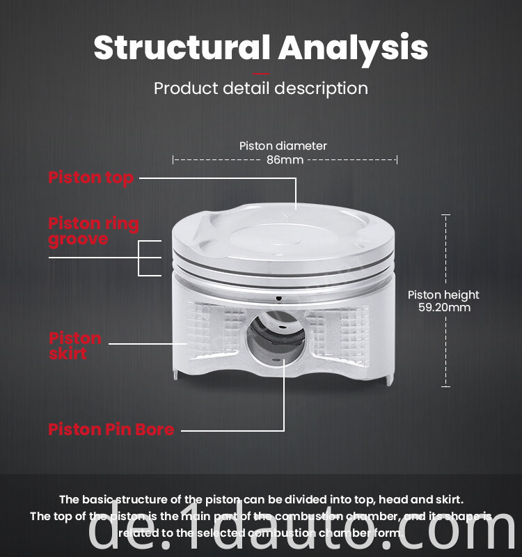 Auto Engine 3S-FE 4 Piston for Toyota